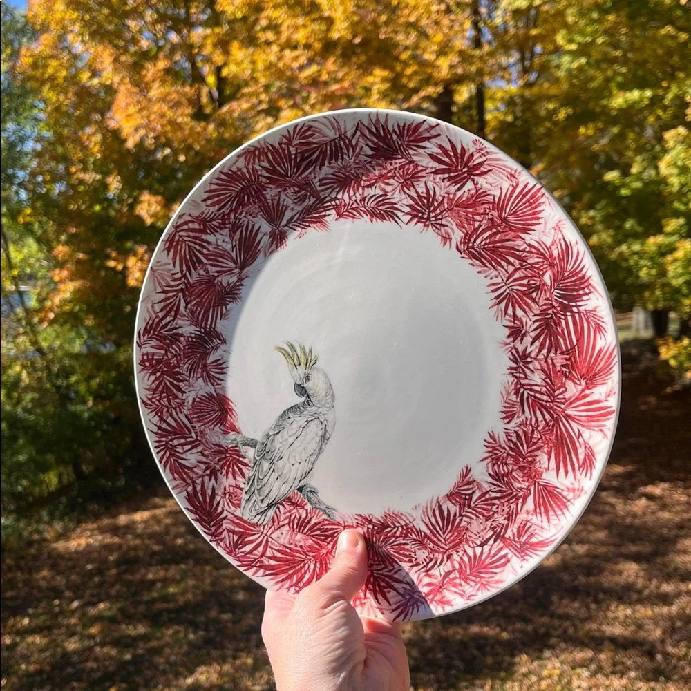Laboratorio Paravicini “Jungle” 23cm Plates – Set of 4 Handcrafted - Picture 14 of 17